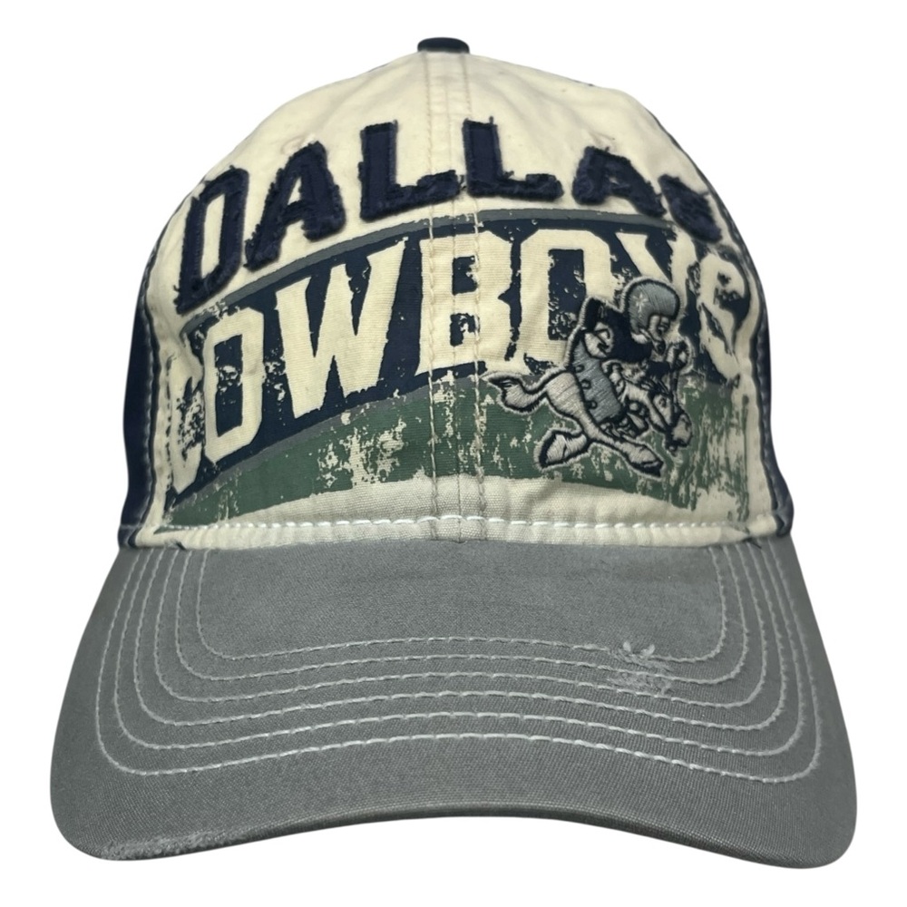 Reebok Retro Sport Dallas Cowboys Hat S/M Vintage Distressed Cap NFL Licensed